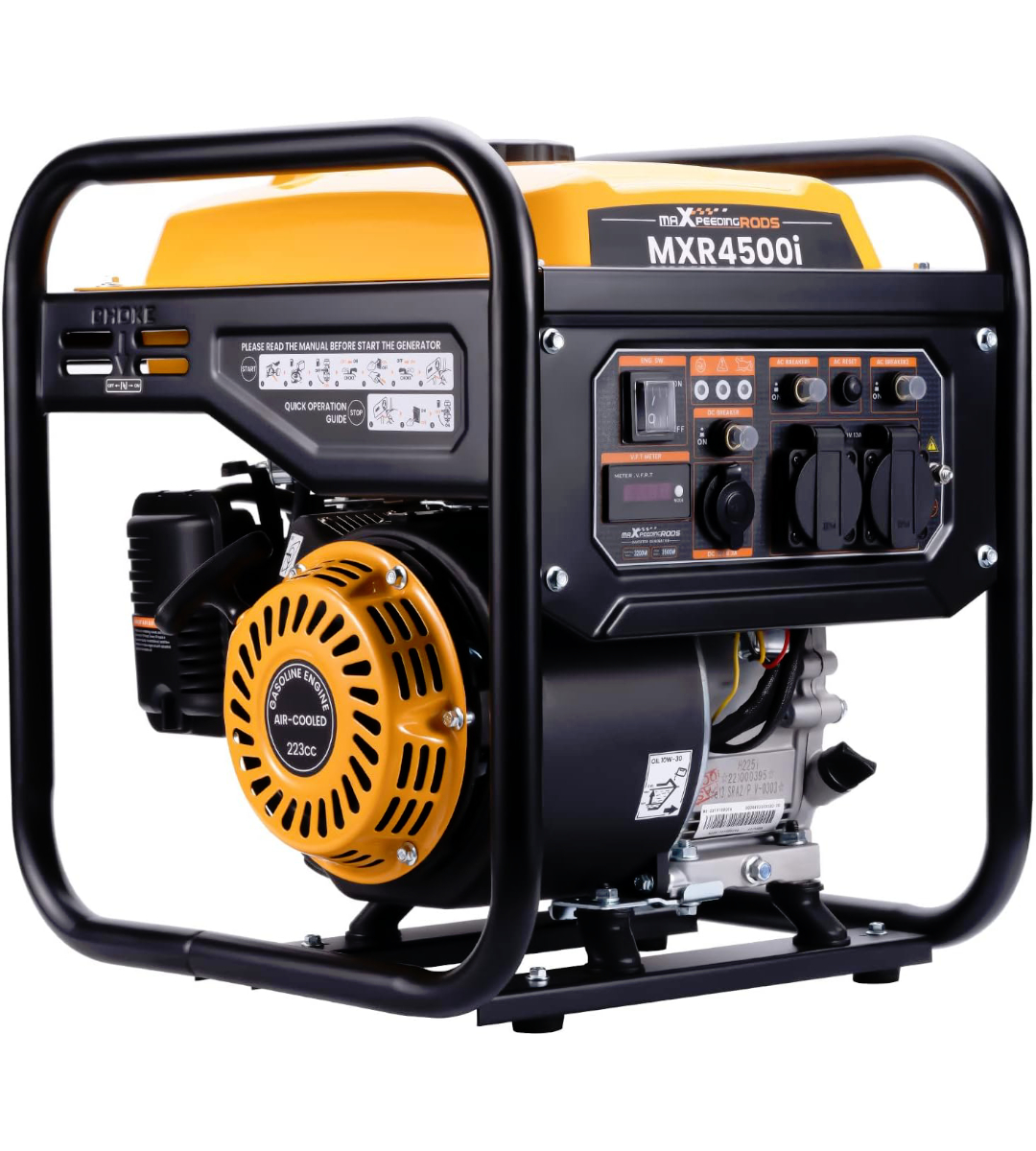 Générateur portable à onduleur maXpeedingrods 3500 W à 4 temps à onde sinusoïdale pure